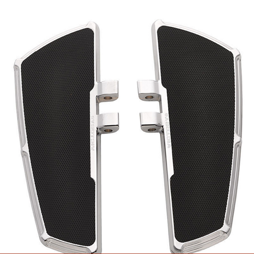 VICTORY BEVELED PASSENGER FLOORBOARDS CHROME CROSS COUNTRY/TOUR/ROAD