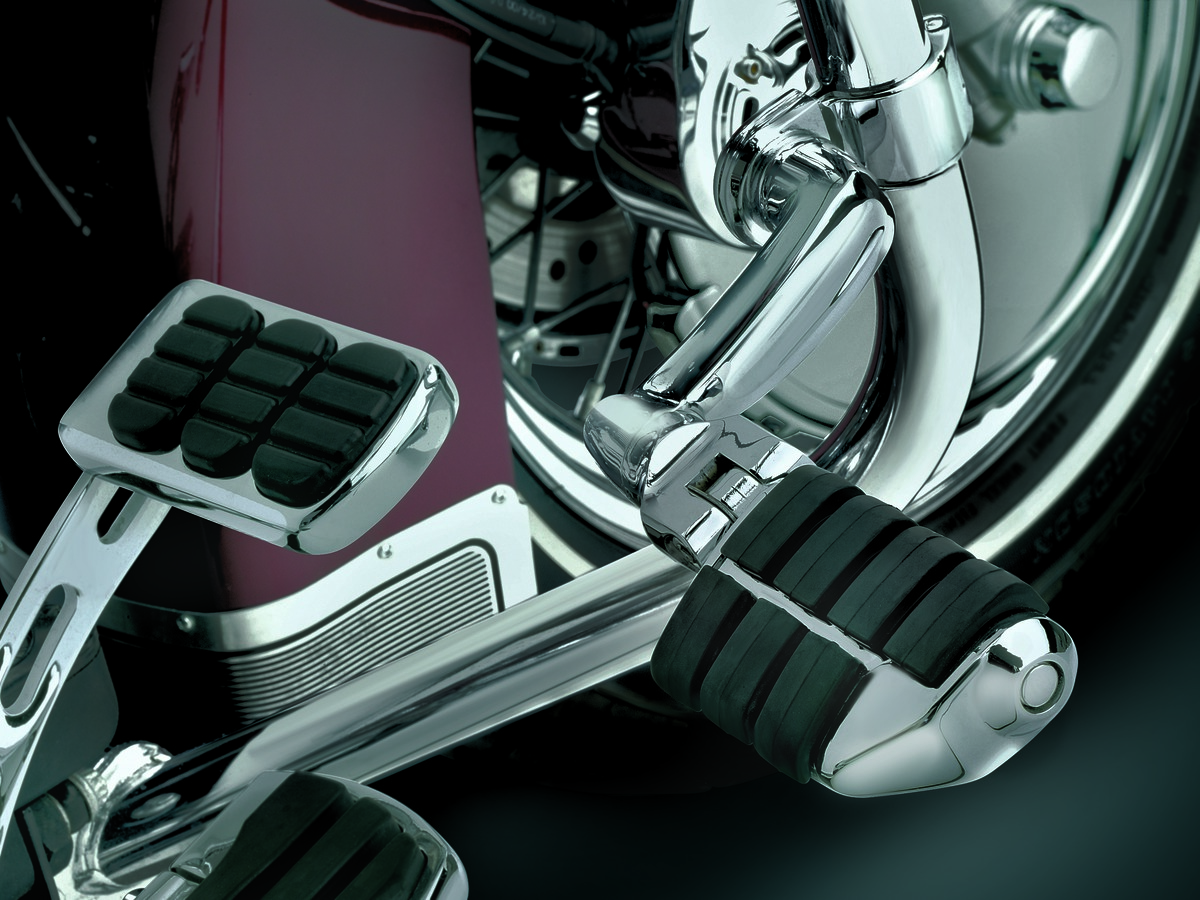 KURYAKYN CHROME LONGHORN OFFSET HIGHWAY DUALLY ISO PEGS 11/2" 4574 eBay