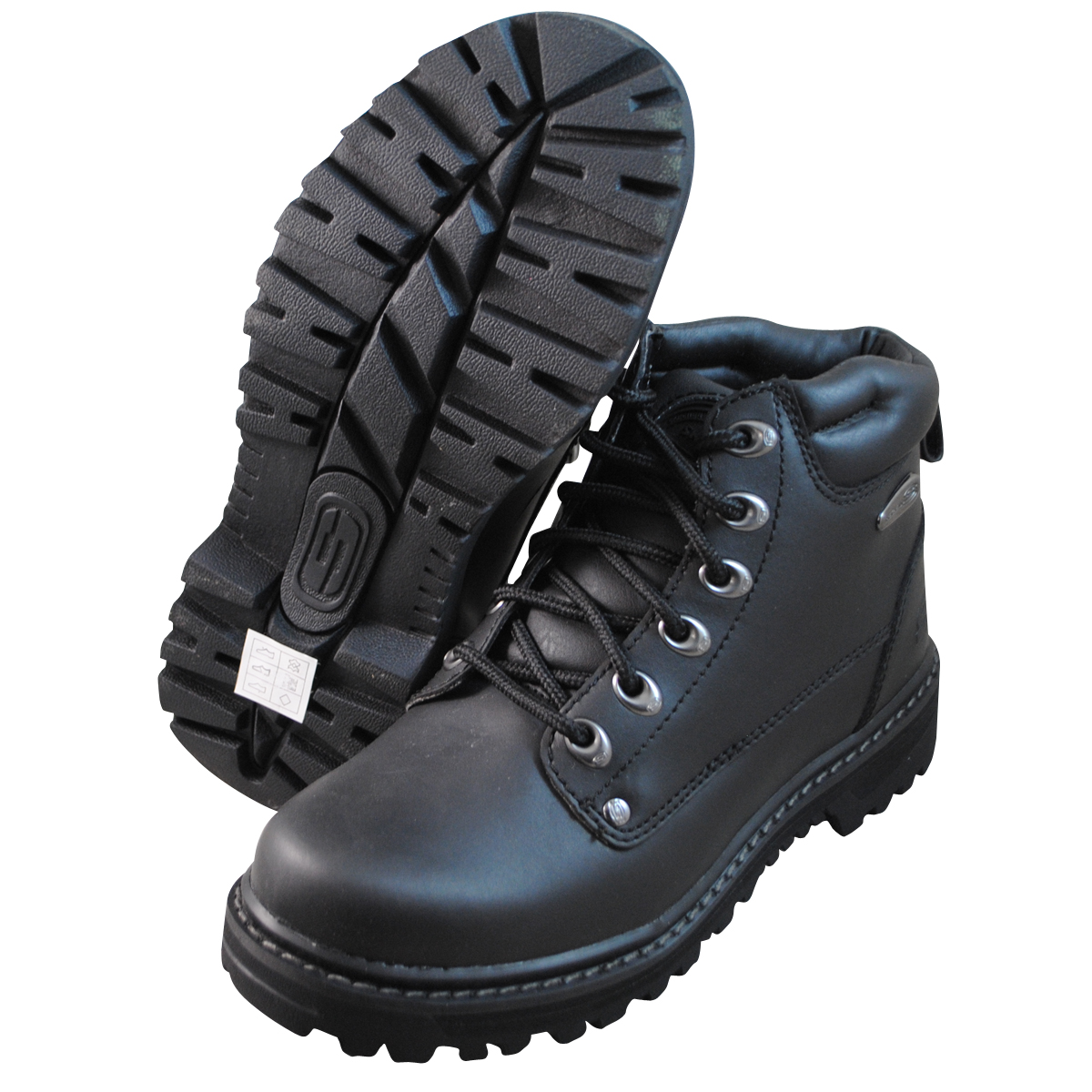 Skechers Mens Mariners Pilot Black boots 4473BOL eBay