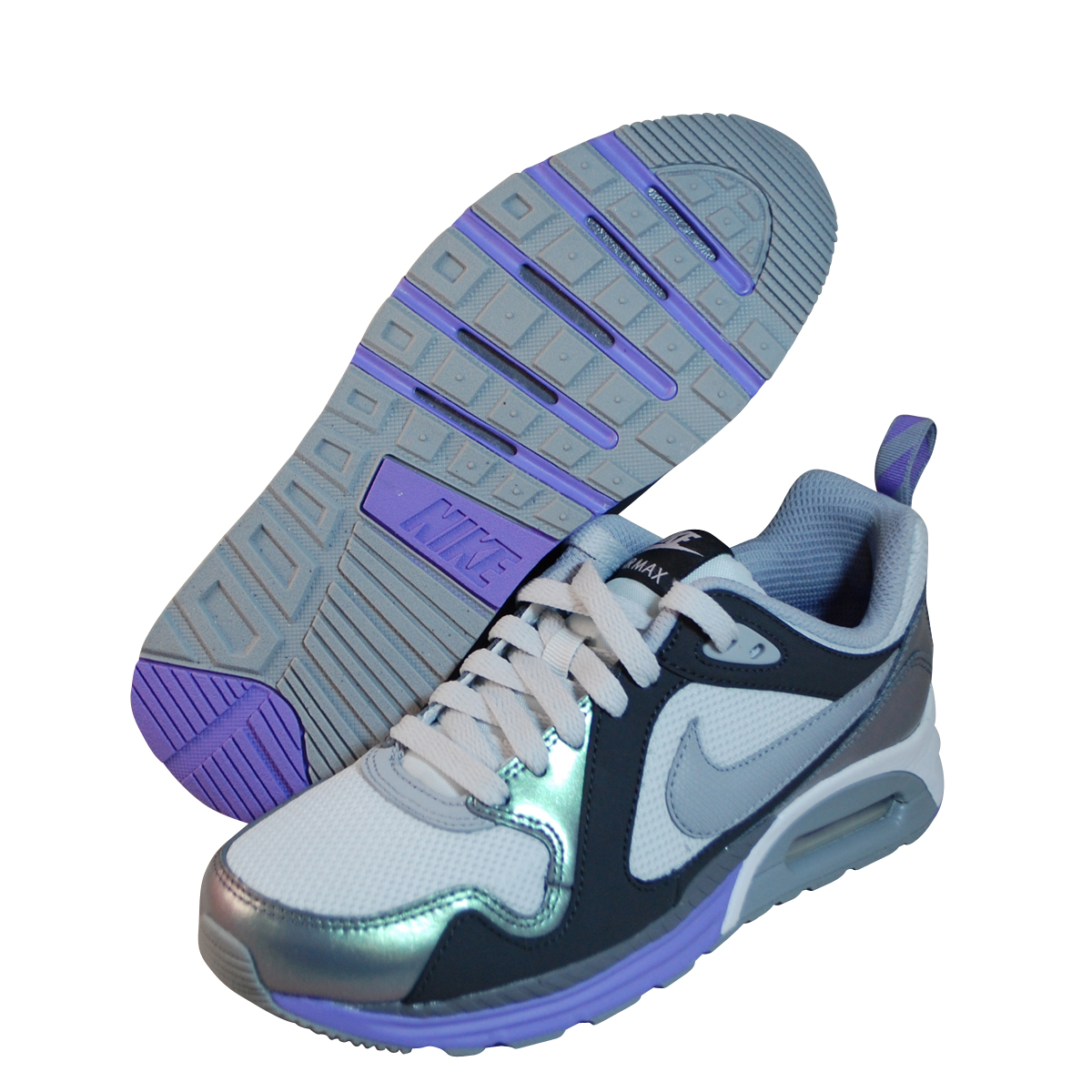 womens grey nike air max trainers