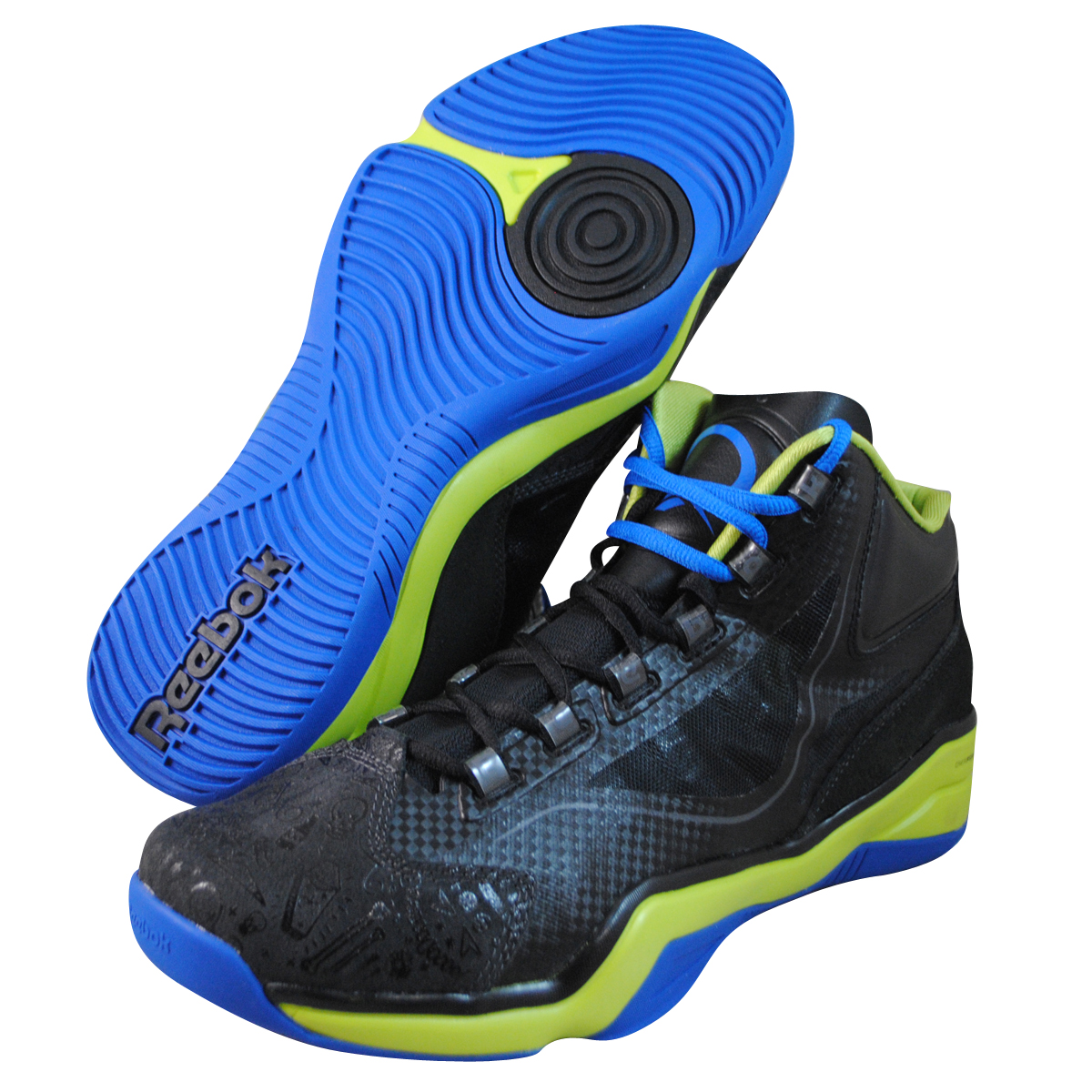 Reebok Mens Q96 CrossExamine Black basketball shoes M40334 eBay