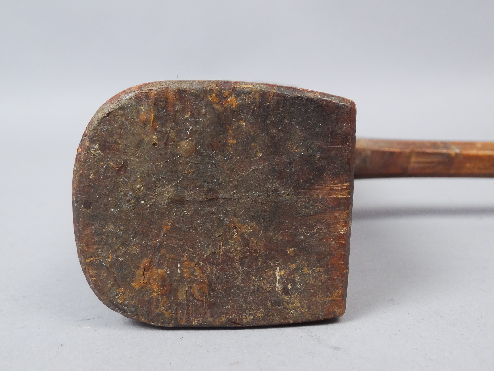 Fine Antique Estate Found Meiji Era c1900 Carved Japanese Wooden Mallet