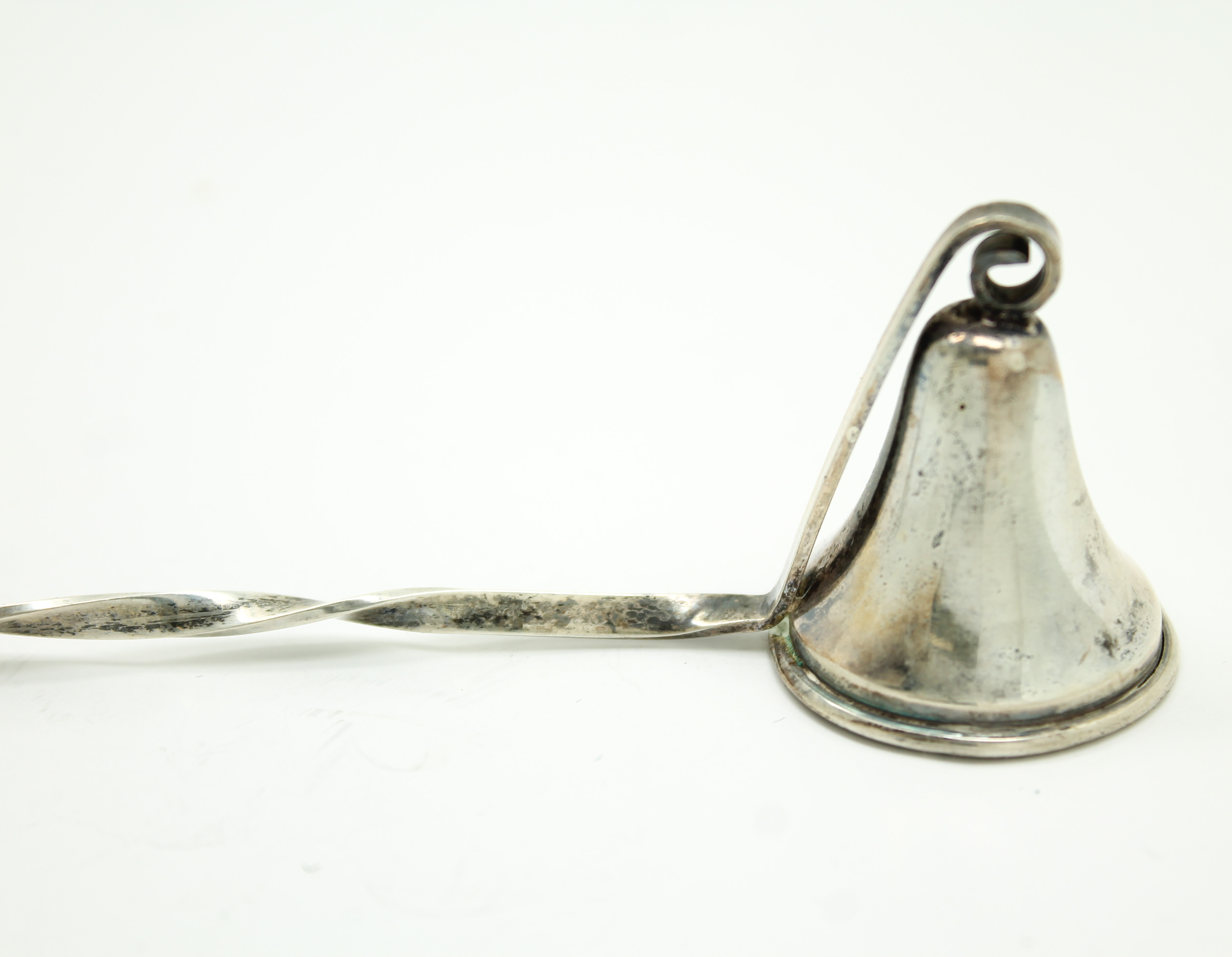 Elegant Vintage Early 20c Sterling Silver Fancy Twist Candle Snuffer eBay