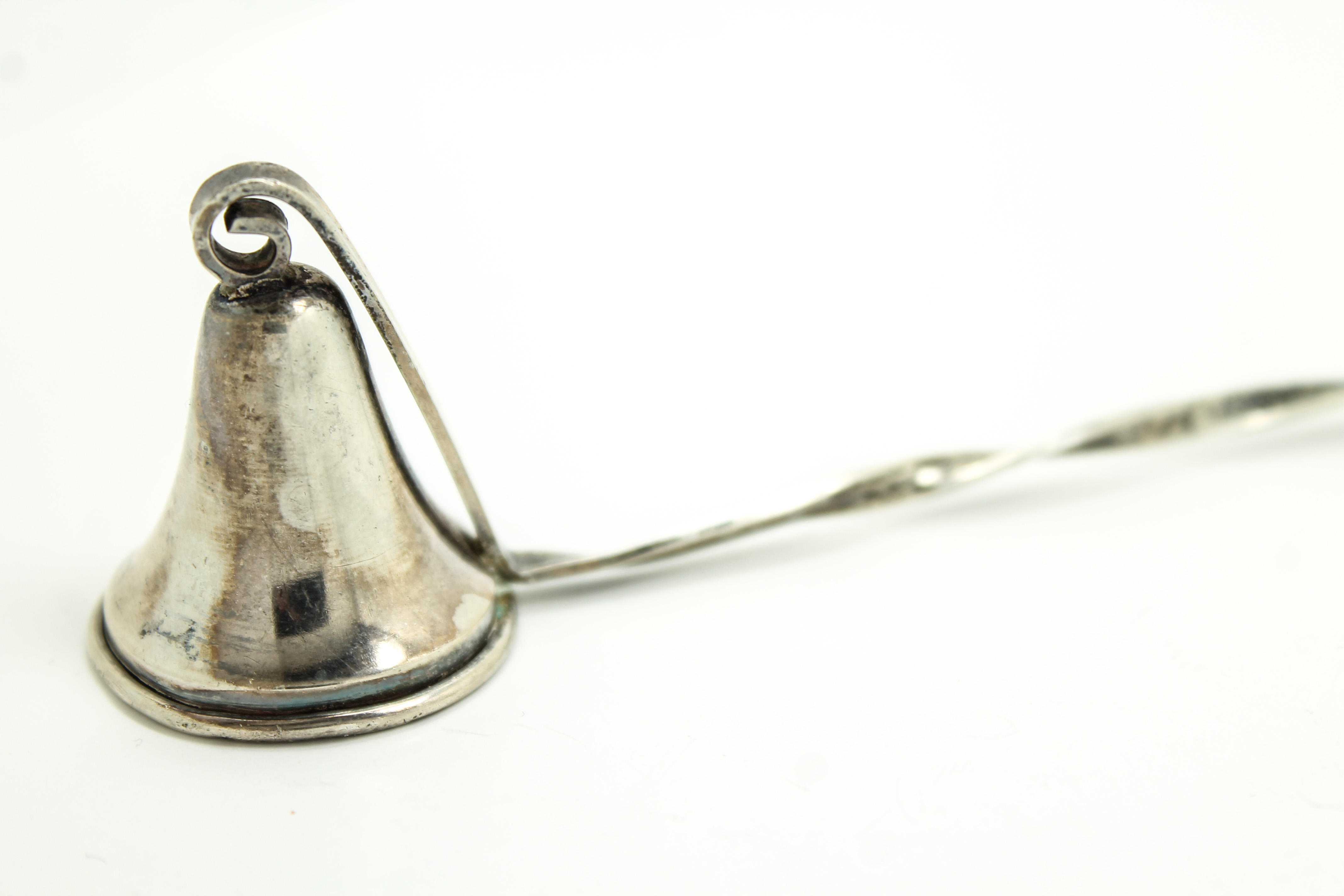 Elegant Vintage Early 20c Sterling Silver Fancy Twist Candle Snuffer eBay
