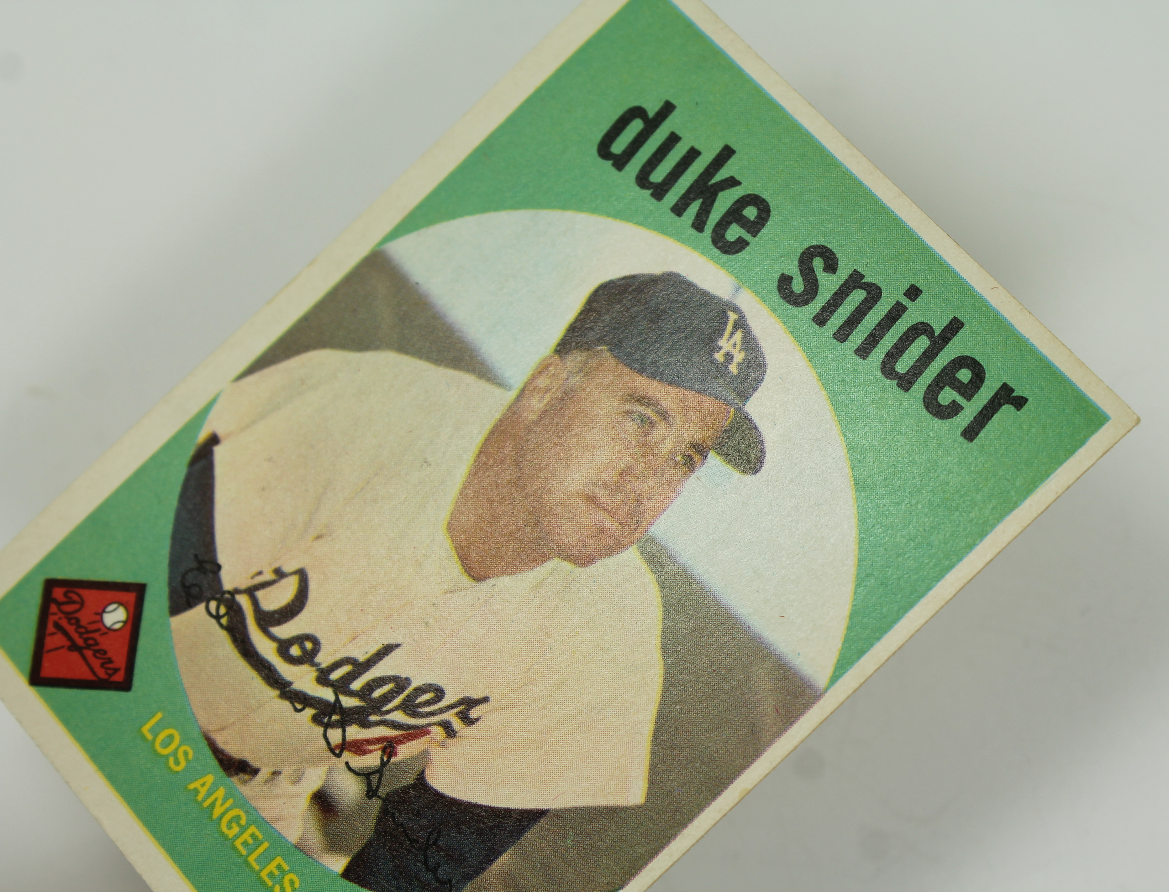Vintage 1959 Topps 20 Duke Snider Los Angeles Dodgers Baseball Card eBay