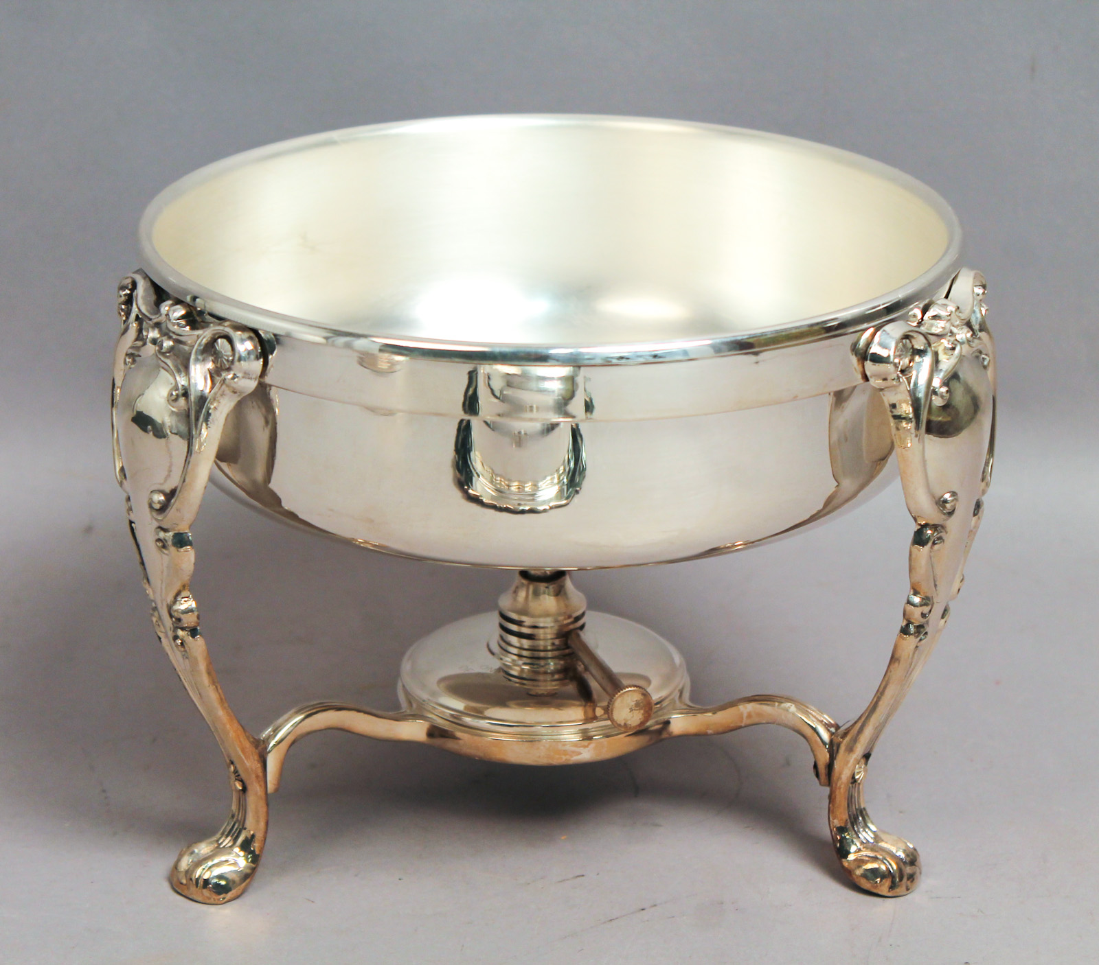 Vintage Rogers Silver SP Alcohol Burner Chafing Dish & Serving Tray W