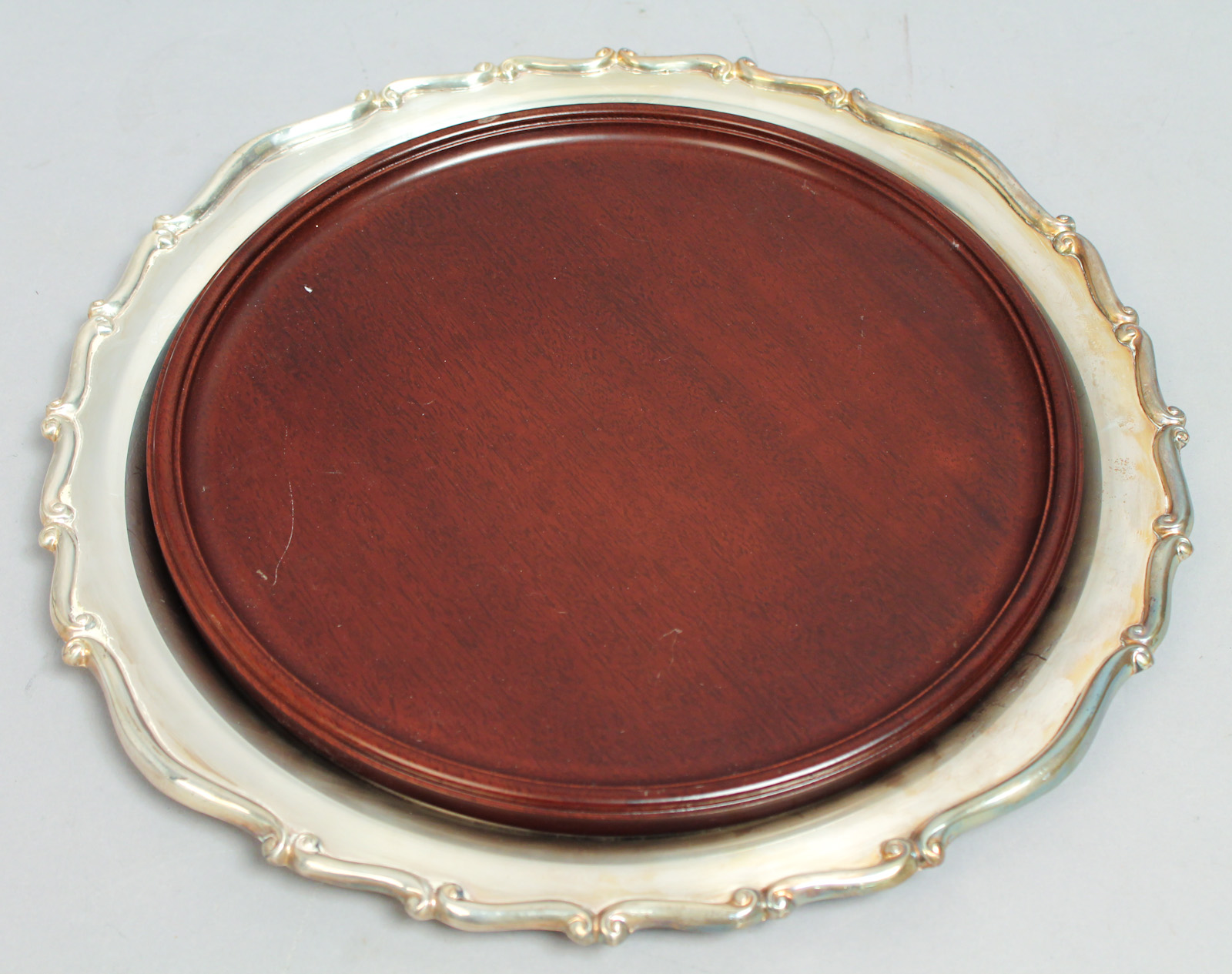 Vintage Rogers Silver SP Alcohol Burner Chafing Dish & Serving Tray W