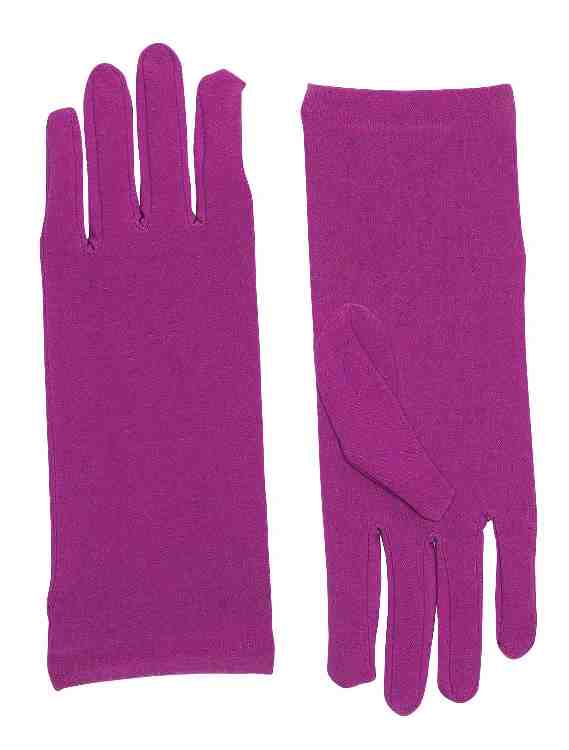 Purple Short Dress Gloves