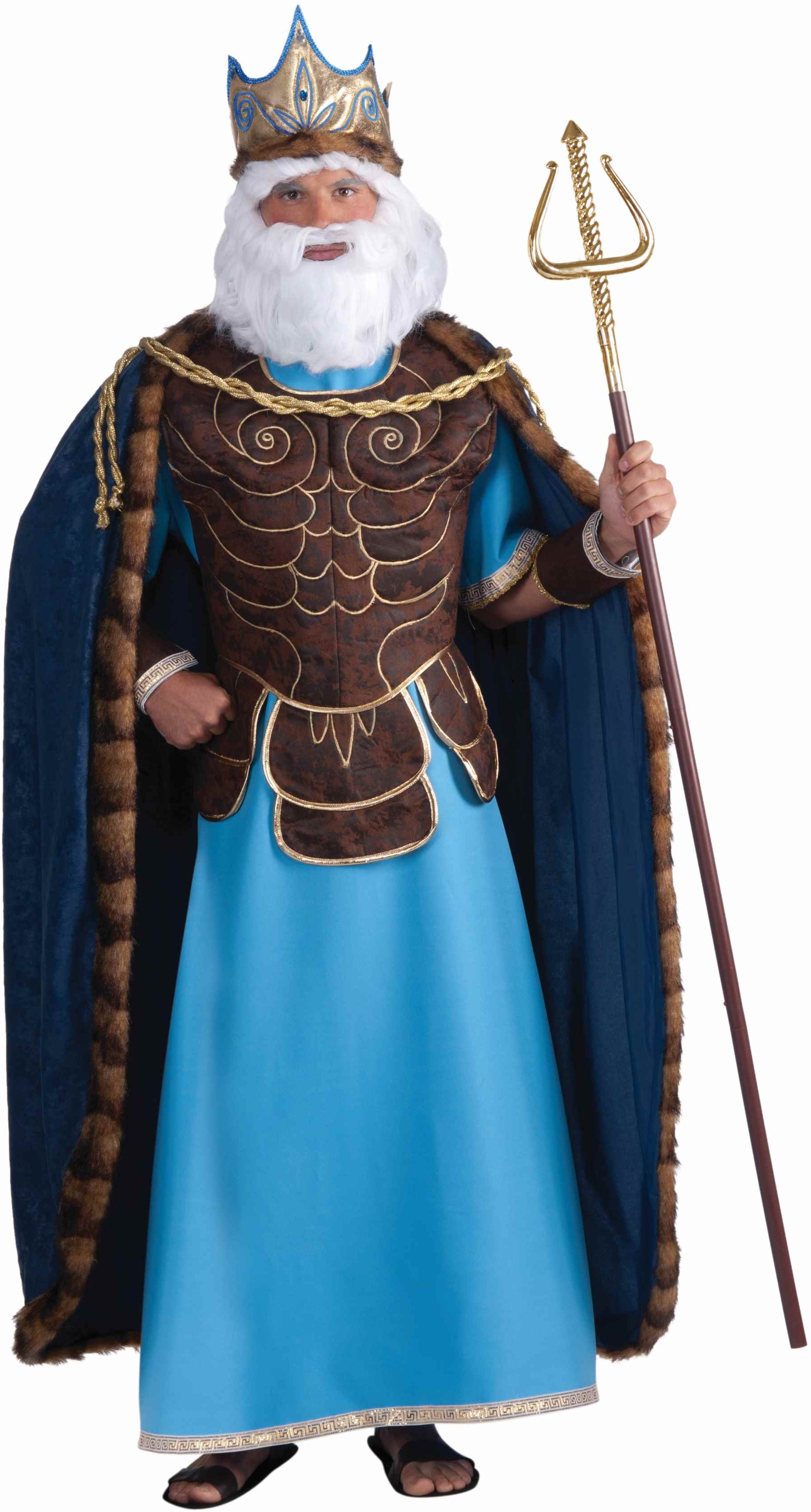 Neptune Poseidon Greek Roman God King Halloween Costume eBay