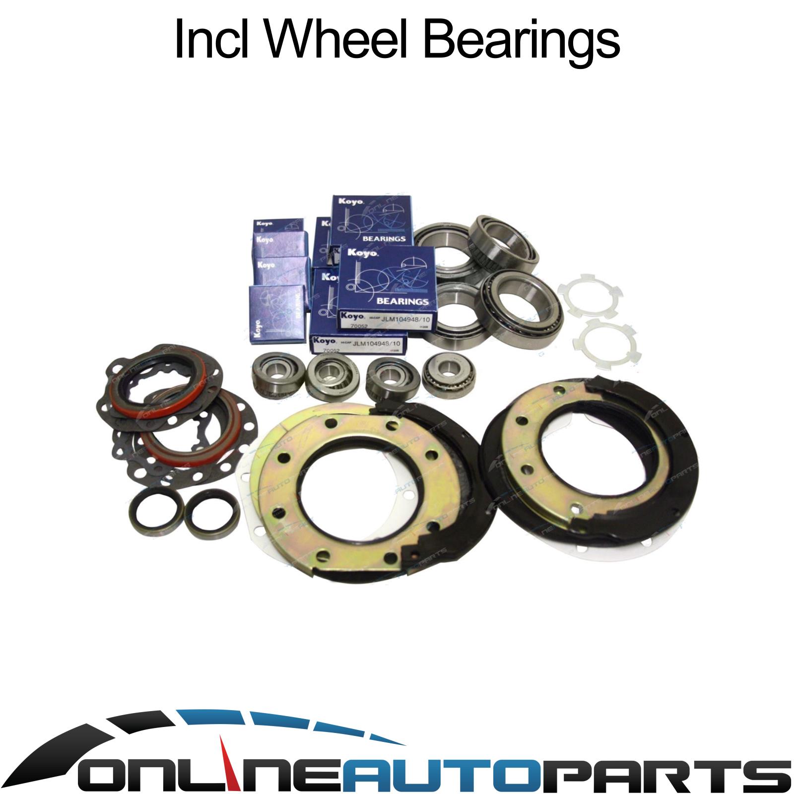 SWIVEL KNUCKLE AXLE Hub Wheel Bearing & Oil Seal Kit Landcruiser 80