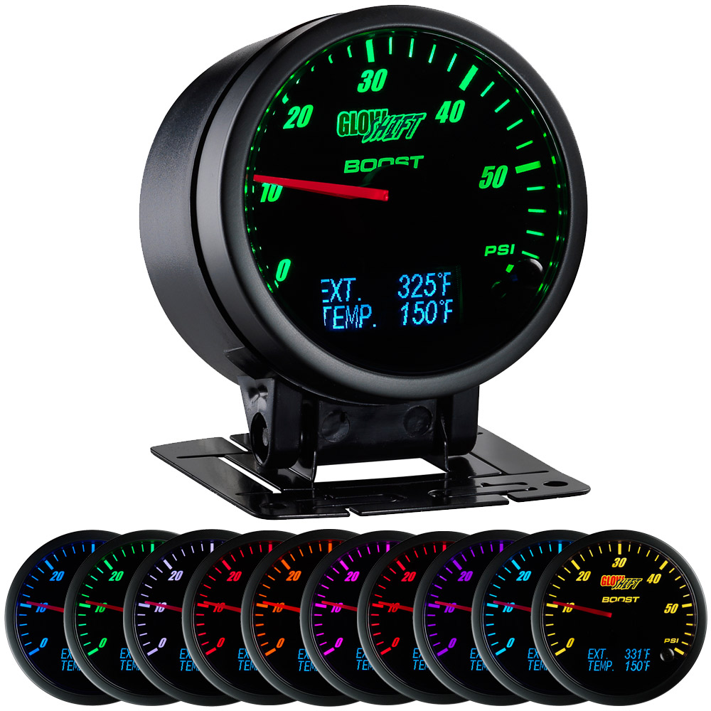 3 in 1 Black Boost w/ Digital Exhaust Temp and Temperature Gauge GS3G01 eBay