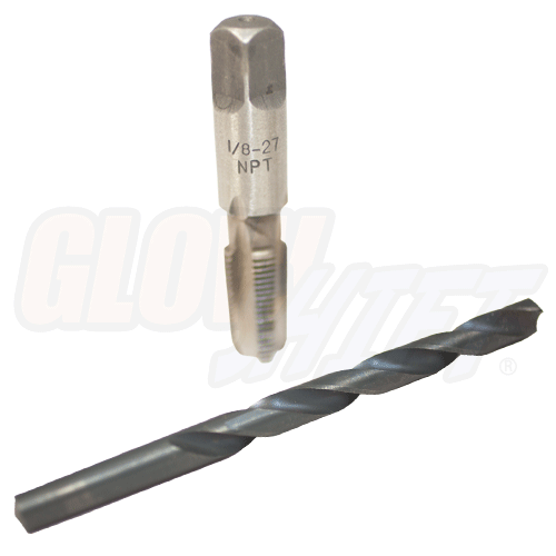 1 8 27 NPT Pipe Tap Letter R Drill Bit Kit EGT Pyrometer Gauge GS Tap