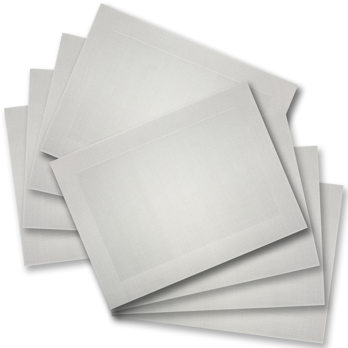 8 Metallic Placemats Home Kitchen Dining Table Silver Bronze Woven