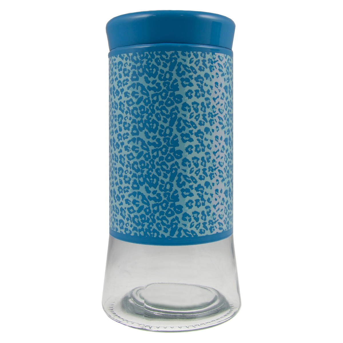 50.5oz Glass Pet Dogs Treat Jar Airtight Lid Storage Container Canister