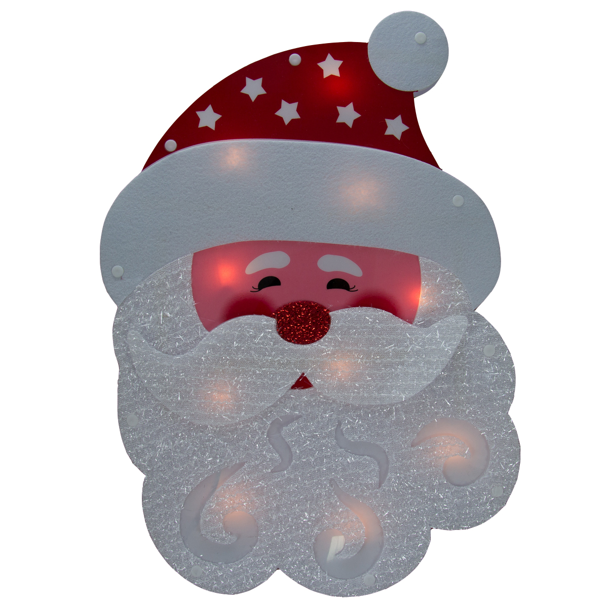 lighted holiday santa or snowman winter wall window hanger lighted holiday santa or snowman winter wall window hanger