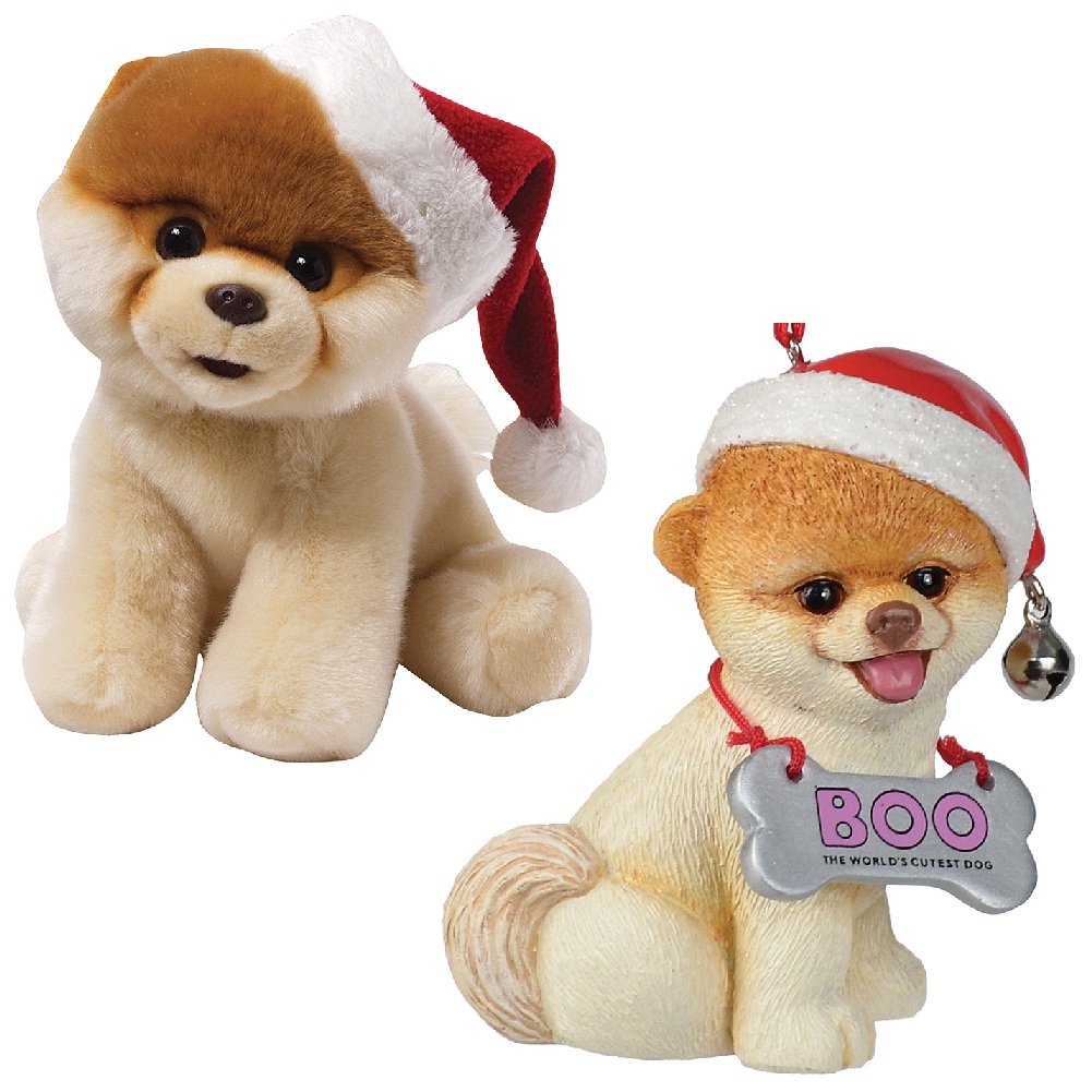 utest DOG Christmas Ornament Plush TOY Wit