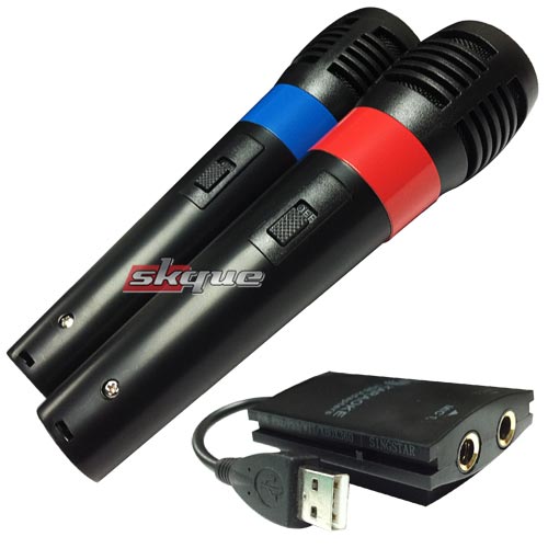 singing microphone mic karaoke set for Microsoft Xbox 360,playstation 2