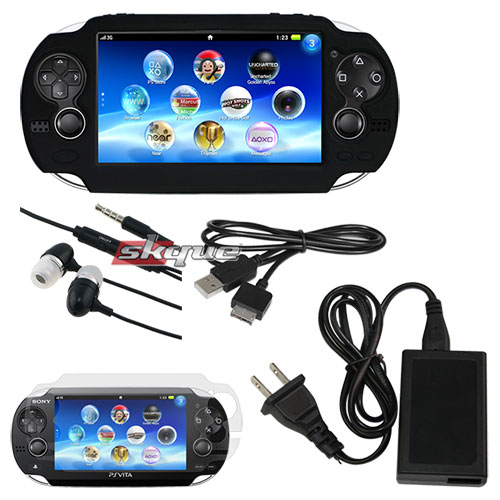 5Item Complete Accessories Bundle Pack for Sony PSP Vita PSVita