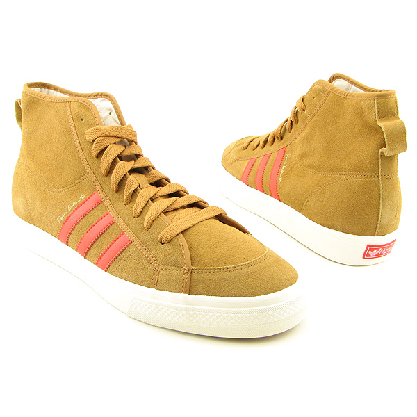 Adidas Nizza Hi Sneakers Shoes Brown Mens