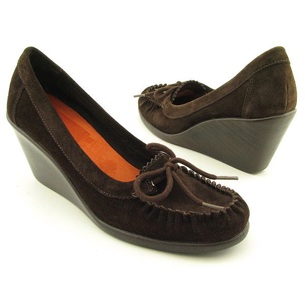 AEROSOLES Togather Platform Wedges Brown