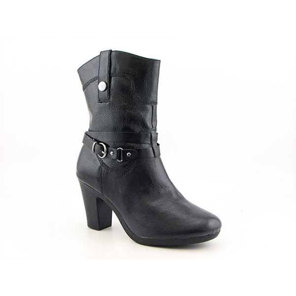 Aerosoles Serial Port Boots Western Shoes Black Womens