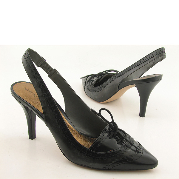ARTURO CHIANG Marcy Heels Slingbacks Black