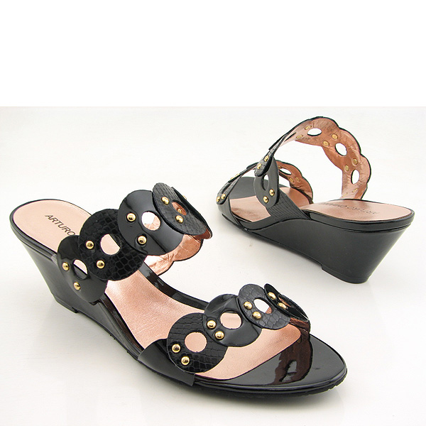 ARTURO CHIANG Haydi New Platforms Wedges Black