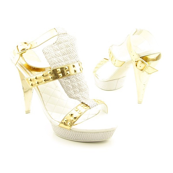 BABY PHAT Gia Studs Sandals Heels Gold