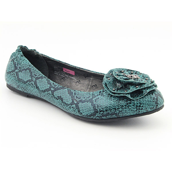 BABY PHAT Rose Ballet Flats Green