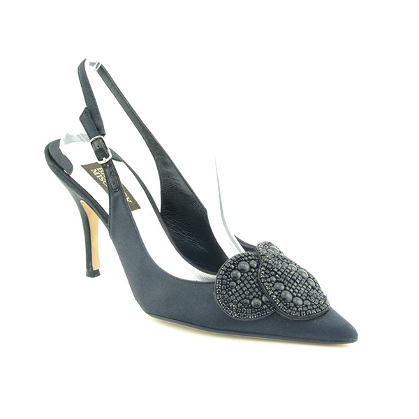 BADGLEY MISCHKA Farrah Heels Slingbacks Black