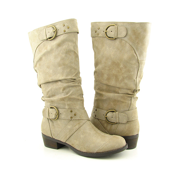 BC FOOTWEAR Light Up The Room Boots Beige