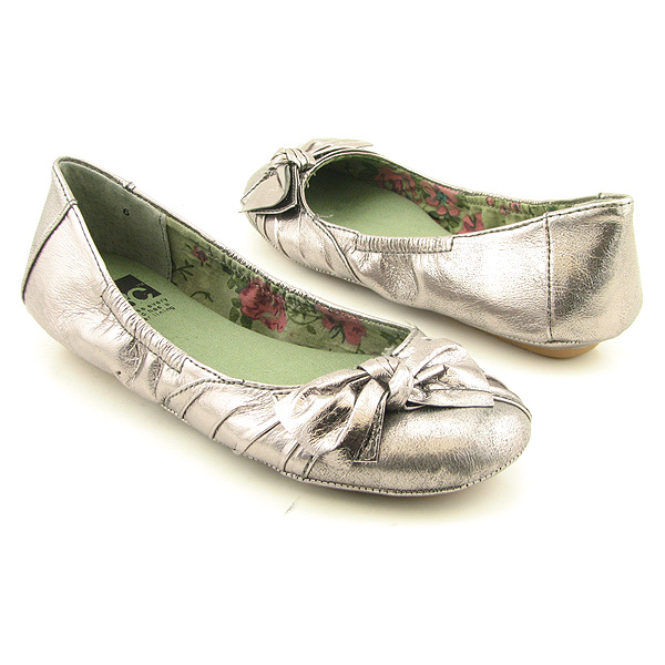 BC FOOTWEAR Aurora Ballet Flats Silver