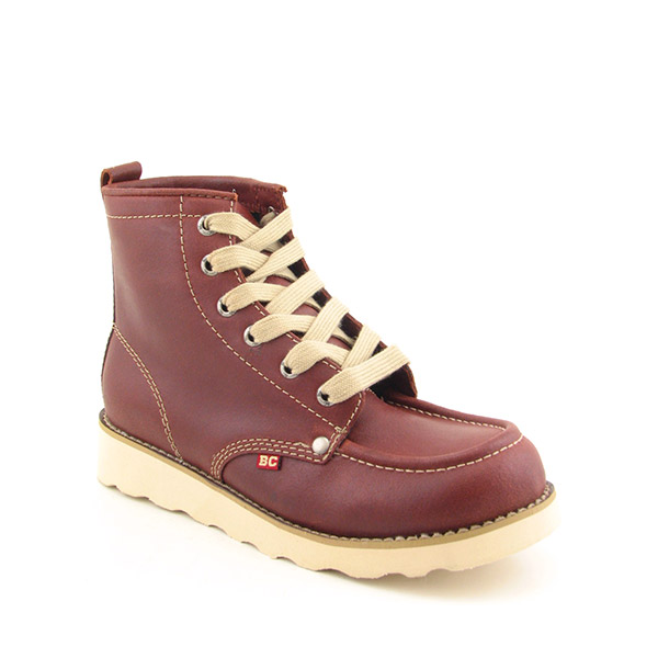 BC FOOTWEAR Paper Mache Ankle Boots Brown