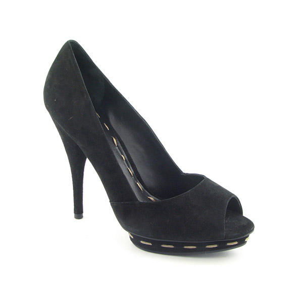 BCBGENERATION Doriel Platforms Open Toe Shoes Black