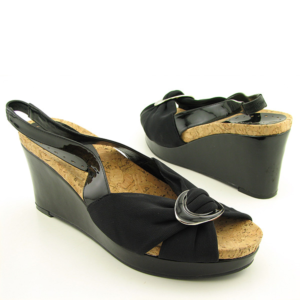 BCBGIRLS Landry Slingbacks Black