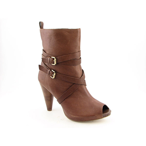 BCBGIRLS Chester Platform Ankle Boots Brown