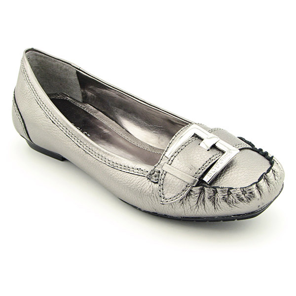 BCBGIRLS Ferny Flats Silver