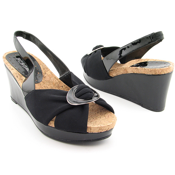 BCBGIRLS Landry Slingbacks Black