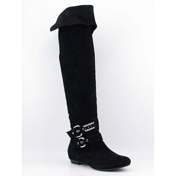 BCBGIRLS Cristina Boots Over The Knee Black