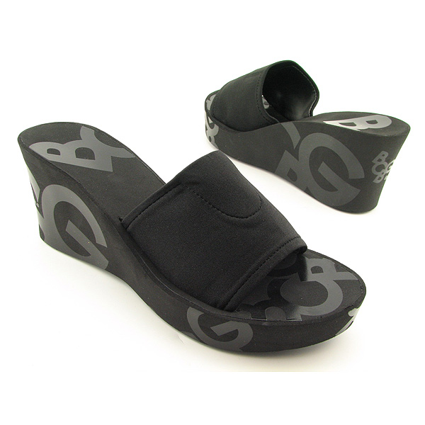 BCBGIRLS Shandra Platform Wedges Black