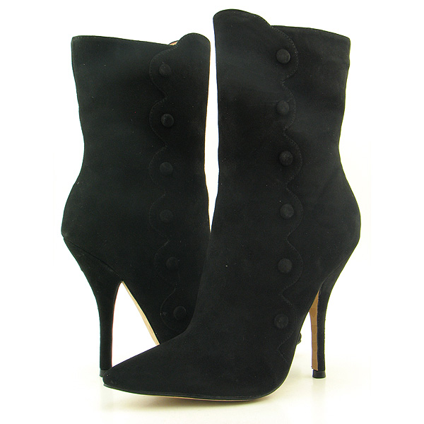 BETSEY JOHNSON Wing It Boots Black