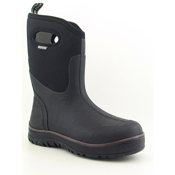 Bogs ULTRA MID Winter Shoes Black Mens