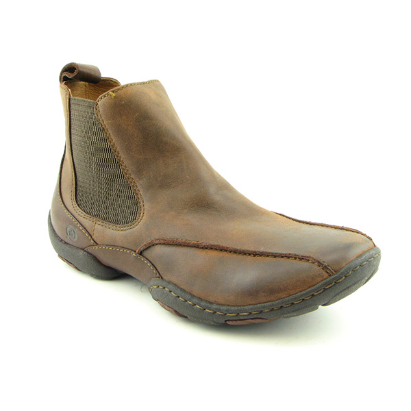 BORN Malcolm Boots Ankle Shoes Brown Mens