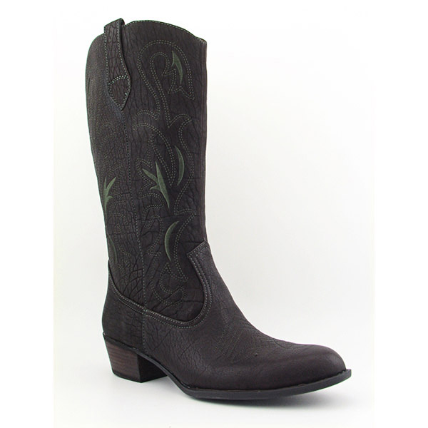 BORN Abernathy Boots Cowboy Shoes Brown Womens