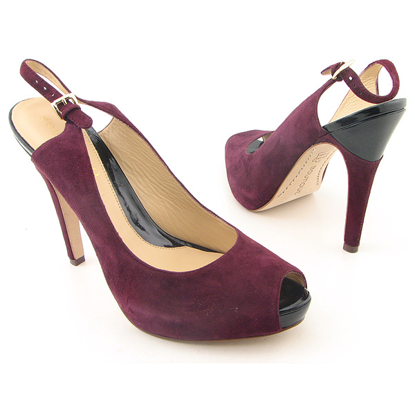 BOUTIQUE 9 Raven Platforms Heels Burgundy