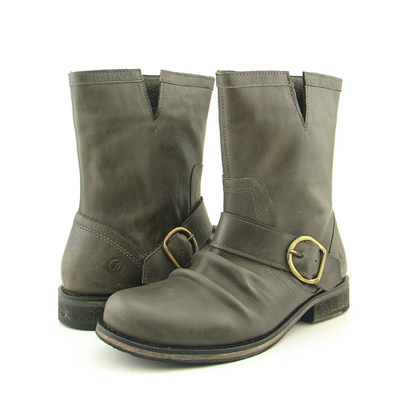 BRONX Chew Chew Boots Motorcycle Shoes Brown