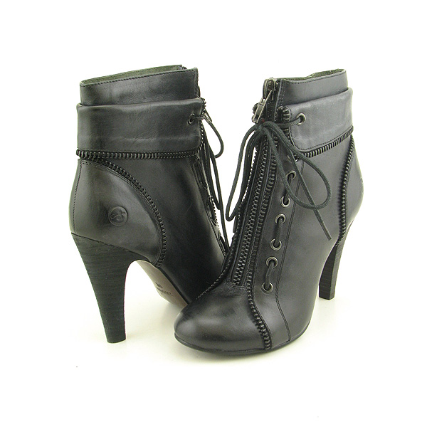 BRONX Trev Err Ankle Boots Black