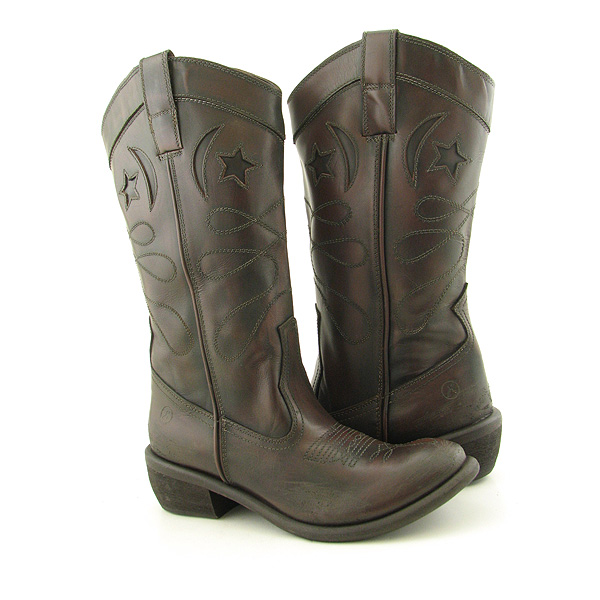 BRONX Linus Boots Brown