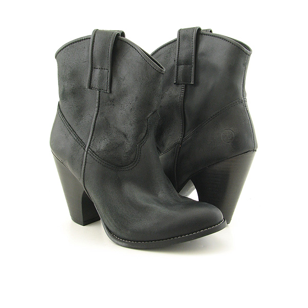 BRONX Hick Ory Ankle Boots Black