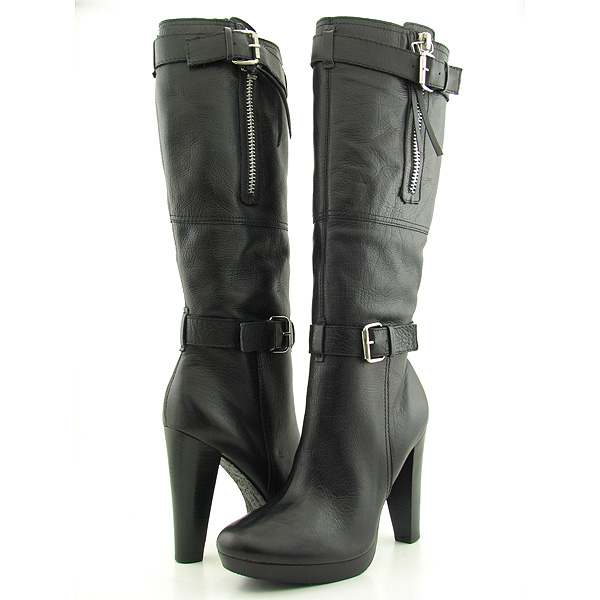 CARLOS SANTANA Biker Boots Black